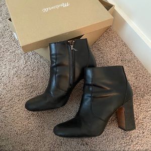 Madewell Black Booties size 8